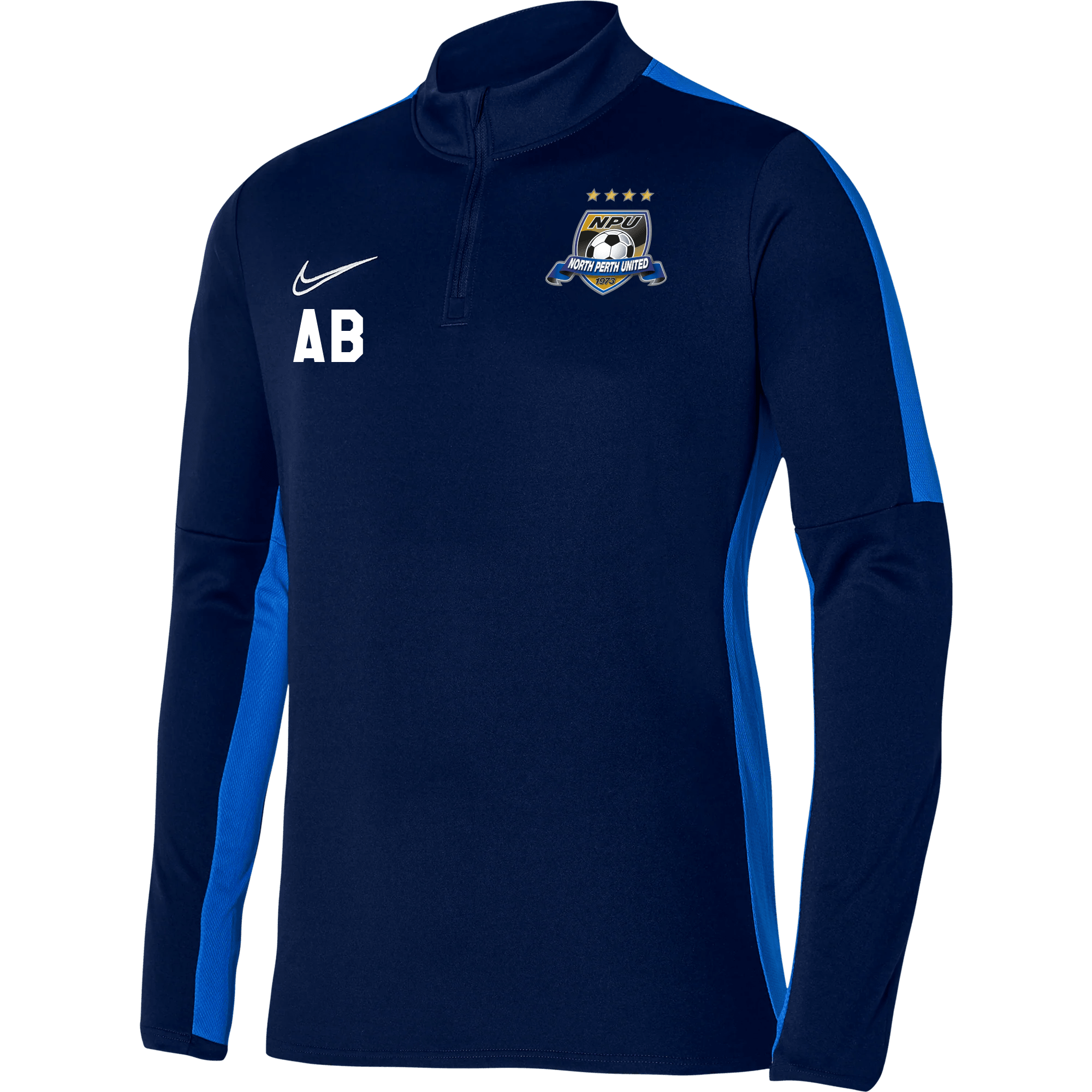 NORTH PERTH UNITED Men's Academy 23 Drill Top (DR1352-451) NORTH PERTH UNITED Nike Club Zone