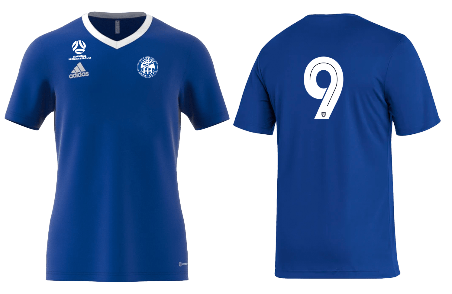 OAKLEIGH CANNONS FC Entrada 22 Youth Jersey - NPL Training/3rd Kit (HG3948) OAKLEIGH CANNONS FC Adidas Club Zone