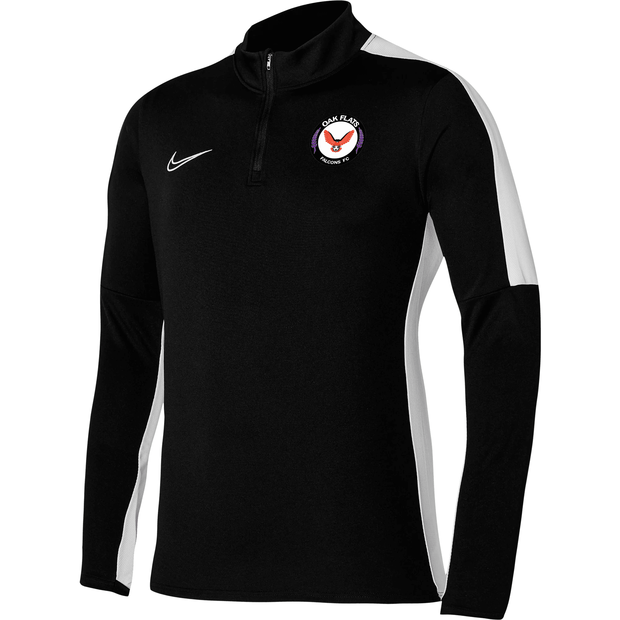 OAK FLATS FALCONS FC Men's Academy 23 Drill Top (DR1352-010) OAK FLATS FALCONS FC Nike Club Zone