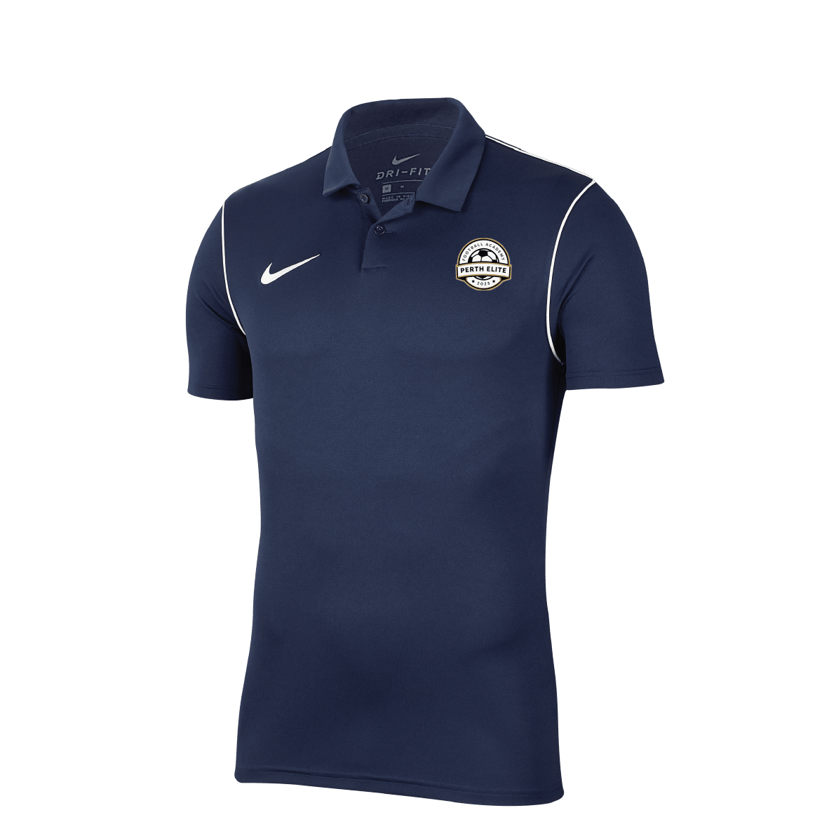PERTH ELITE FOOTBALL ACADEMY Men's Park 20 Polo (BV6879-410) PERTH ELITE FOOTBALL ACADEMY Nike Club Zone