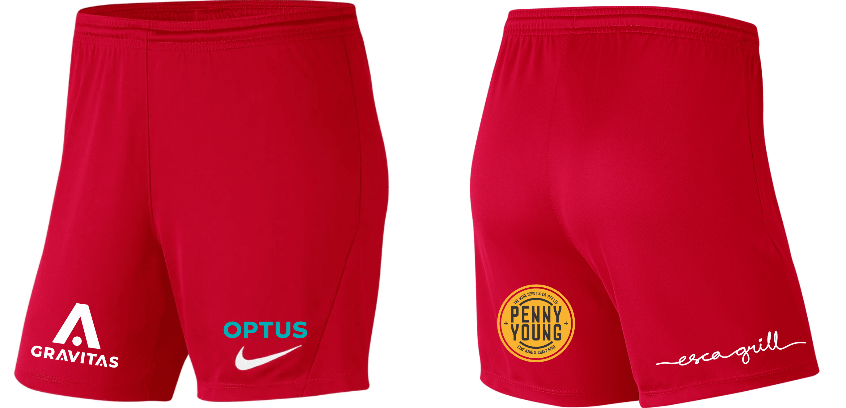 ESSENDON ROYALS Women's Park 3 Shorts - Girls Community Home/Away Kit ESSENDON ROYALS Nike Club Zone