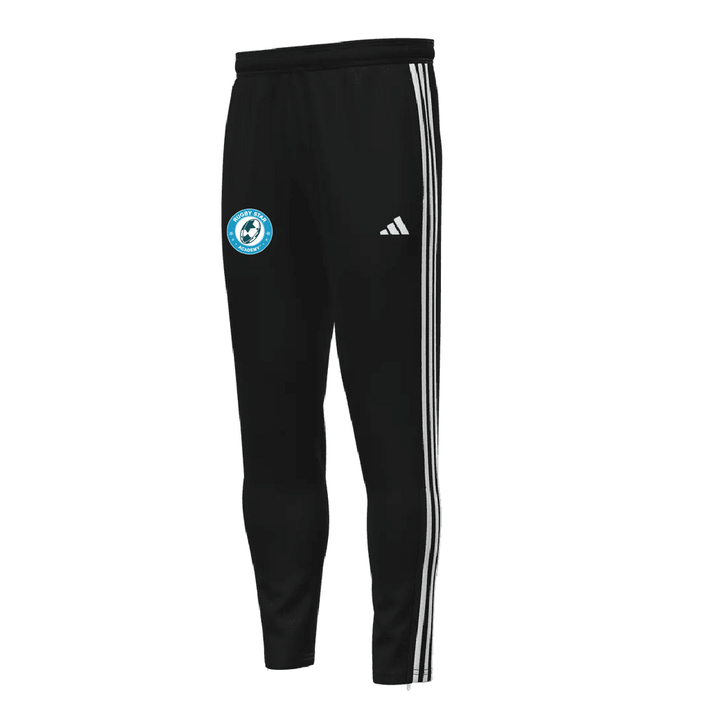 RUGBY STAR ACADEMY  Adidas Mi Entrada 22 Pants Youth w Stripes (IA0421-BLACK-3STRIPE)