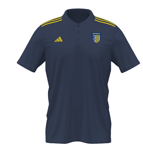 SURF COAST FC Adidas Youth Mi Entrada 22 Polo (IA0426-SCFC-2125) SURF COAST FC Adidas Club Zone