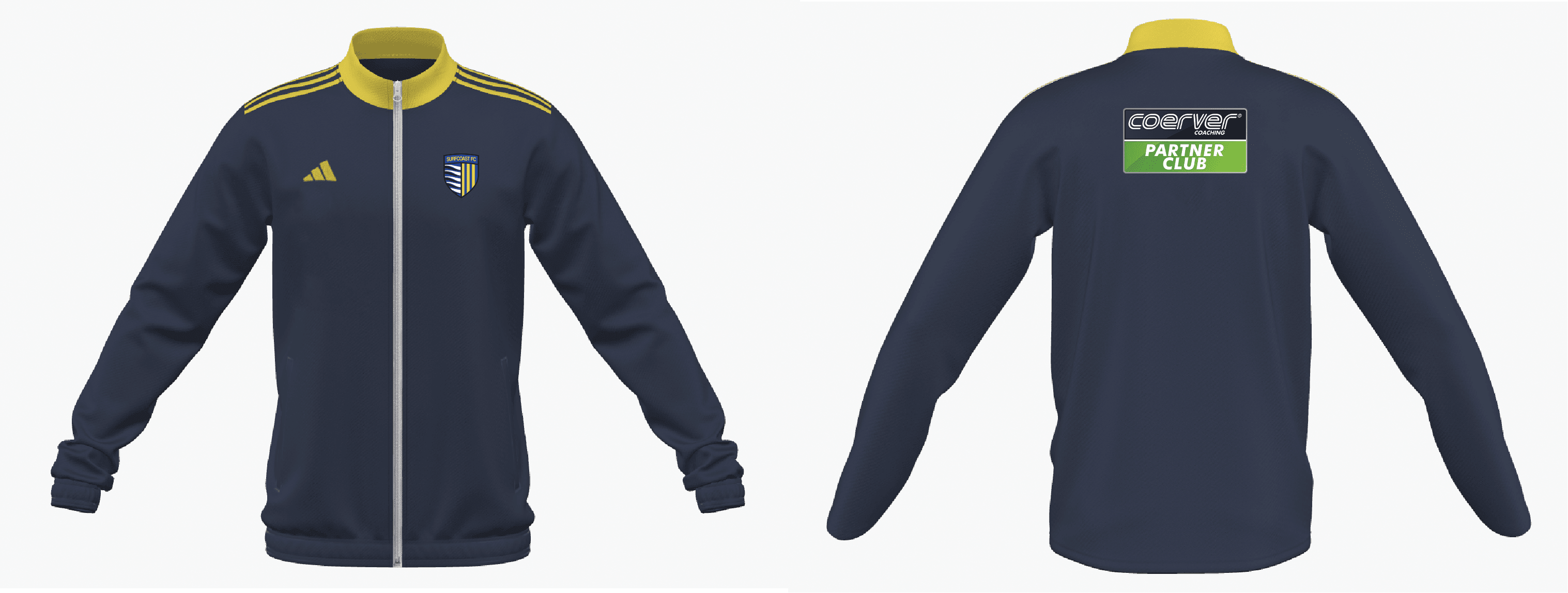SURF COAST FC Adidas Youth Mi Entrada 22 Track Jacket (IA0430-SCFC-2125) SURF COAST FC Adidas Club Zone