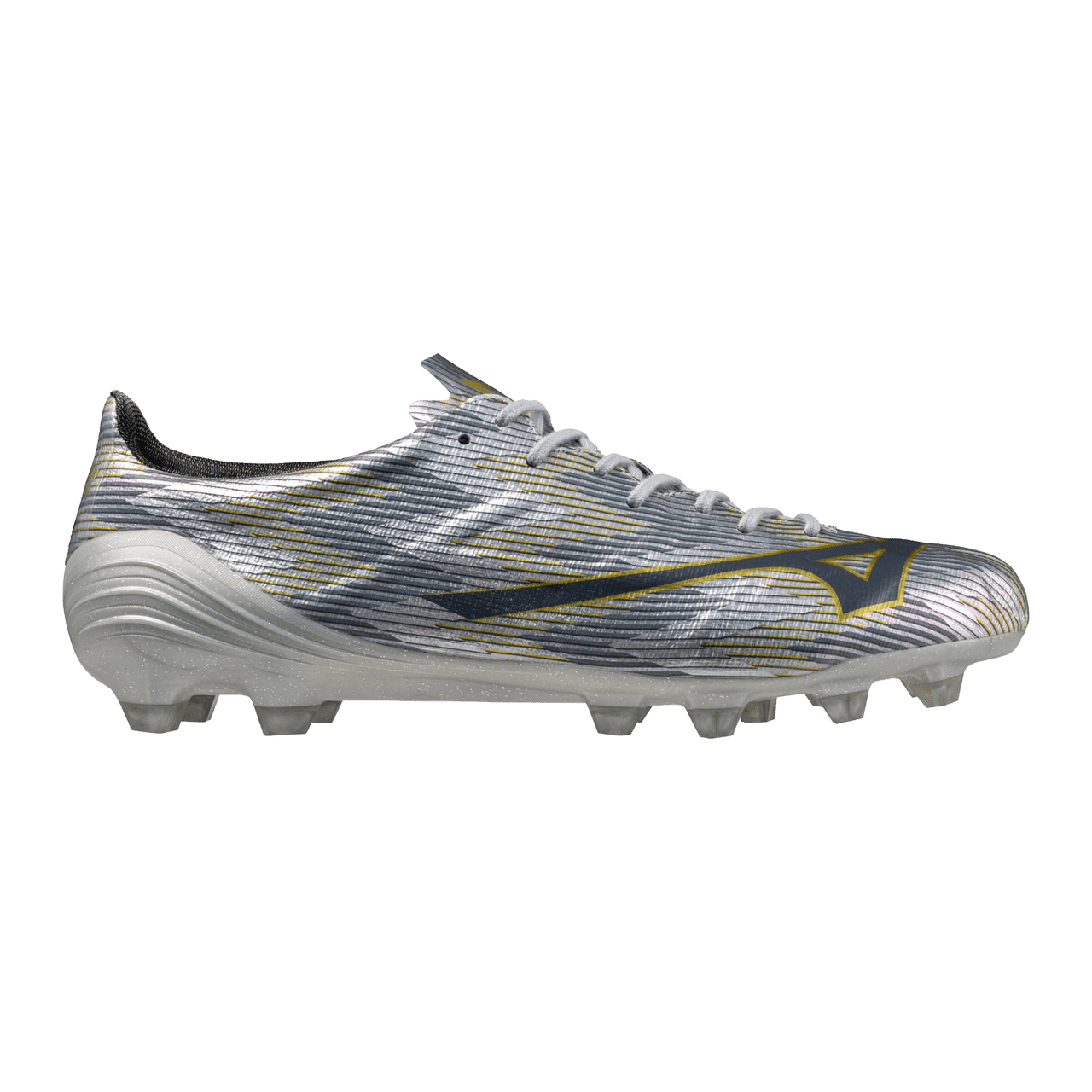 Alpha II Japan FG - Platinum Silver Pack (P1GA256004) Footwear Mizuno