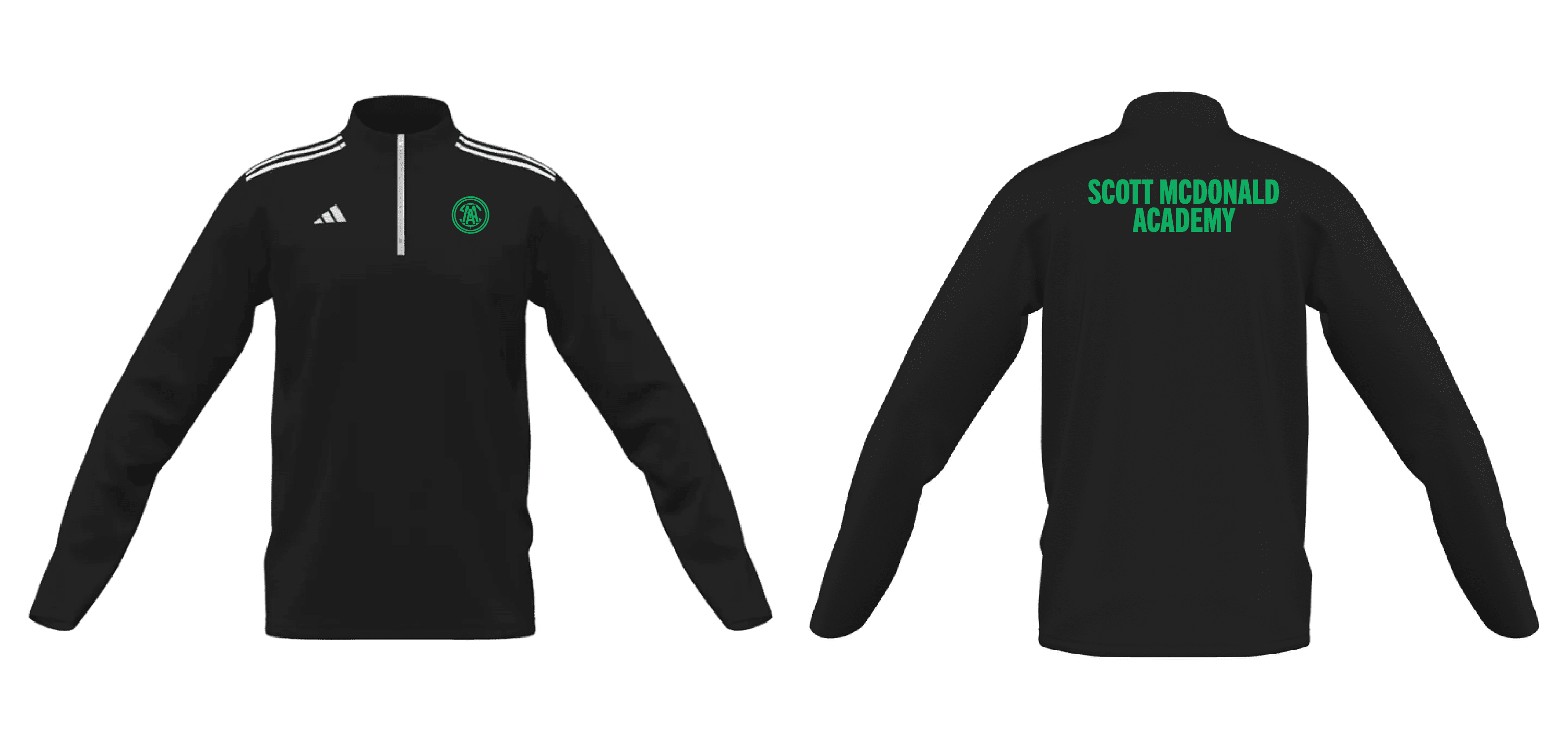 SCOTT MCDONALD ACADEMY Entrada 22 Men's Midlayer (IA0414-BLACK) SCOTT MCDONALD ACADEMY Adidas Club Zone