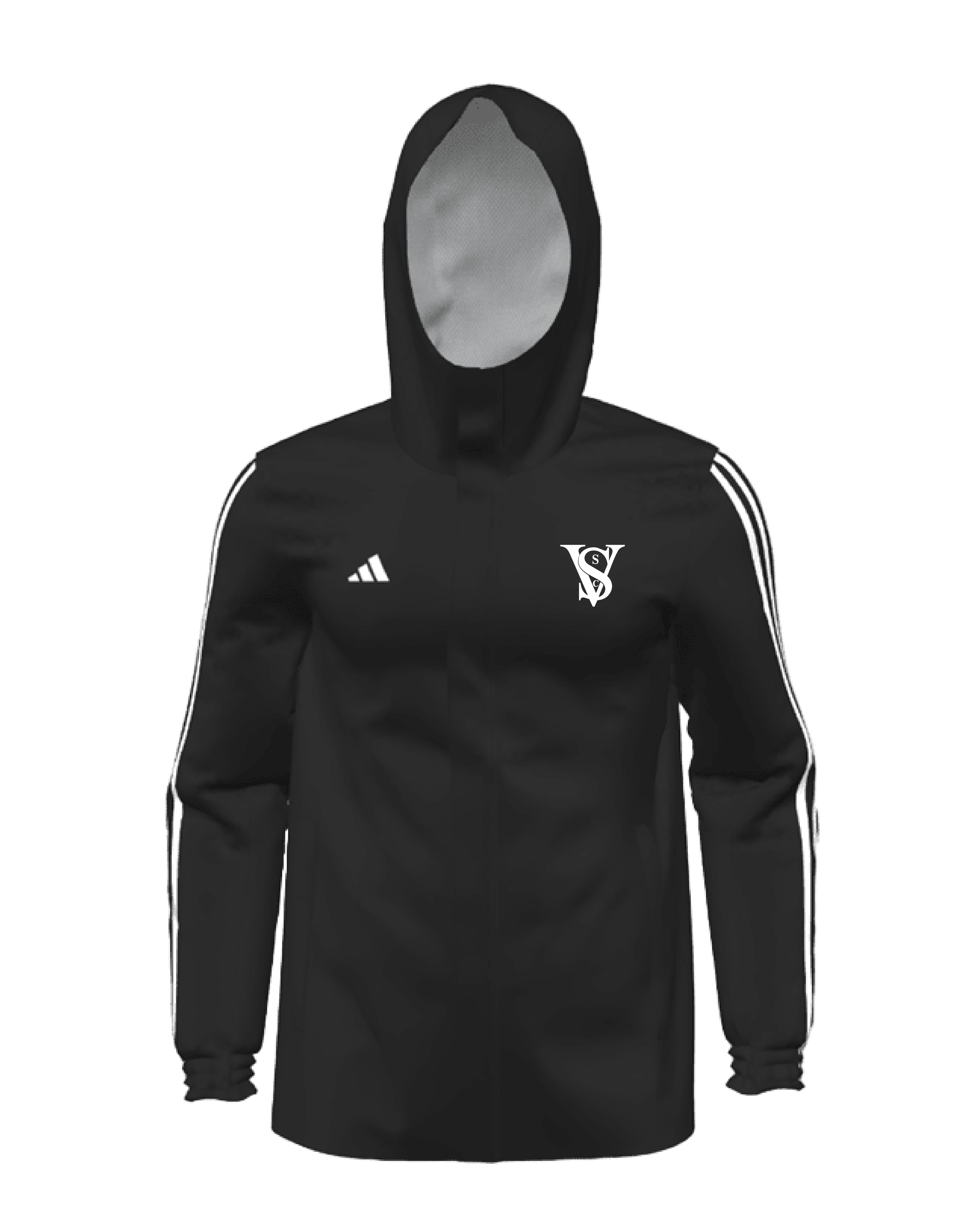 SWAN VALLEY SOCCER CLUB Adidas Mi 23 All Weather Jacket Mens (HT6466-BLACK) SWAN VALLEY SOCCER CLUB Adidas Club Zone