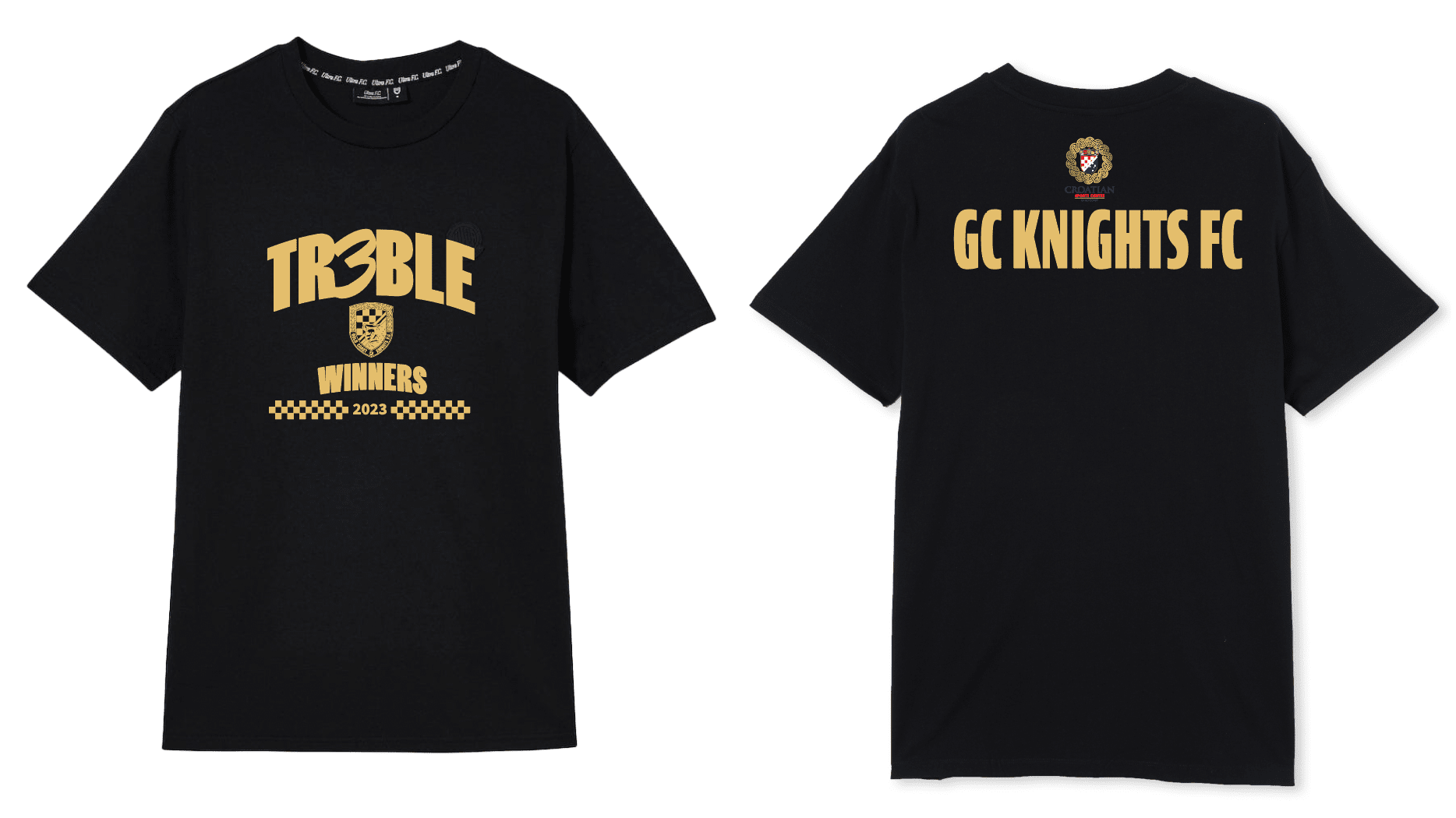 GOLD COAST KNIGHTS Ultra FC Adults Blank T-Shirt (9631416-01) GOLD COAST KNIGHTS Nike Club Zone