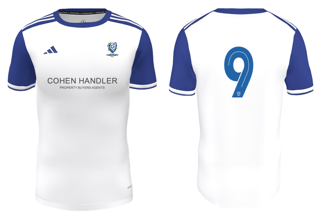 MACCABI NSW SOCCER Adidas Men's Mi Competition Jersey (GK6321-MNSW-2277) MACCABI NSW SOCCER Adidas Club Zone