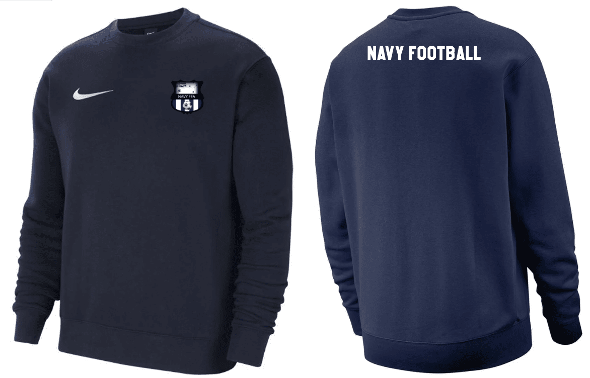 NAVY FFA Men's Park 20 Fleece Crew (CW6902-451) NAVY FFA Nike Club Zone
