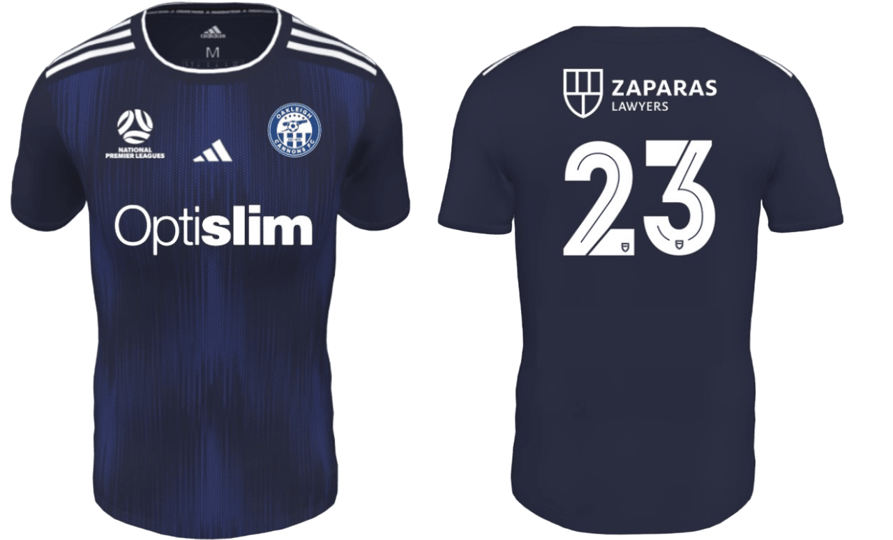 OAKLEIGH CANNONS FC Adidas Mi Competition Youth 2024 NPL Home Jersey (GL7247-OC-NAVY-2236) OAKLEIGH CANNONS FC Adidas Club Zone