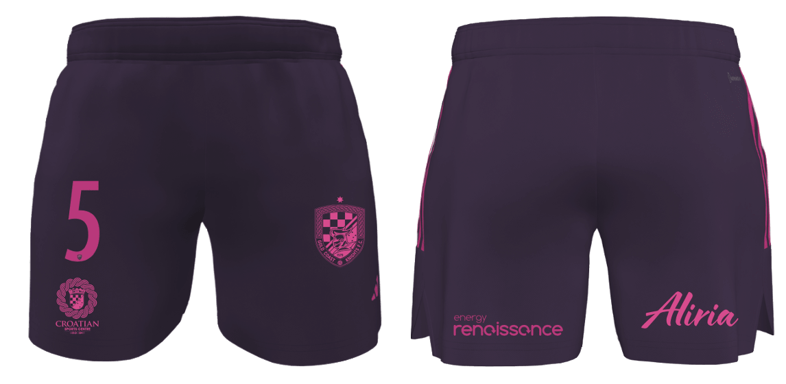 GOLD COAST KNIGHTS Women's Condivo Away Goalkeeper Shorts (HB5391-566-2246) GOLD COAST KNIGHTS 2 Adidas Club Zone