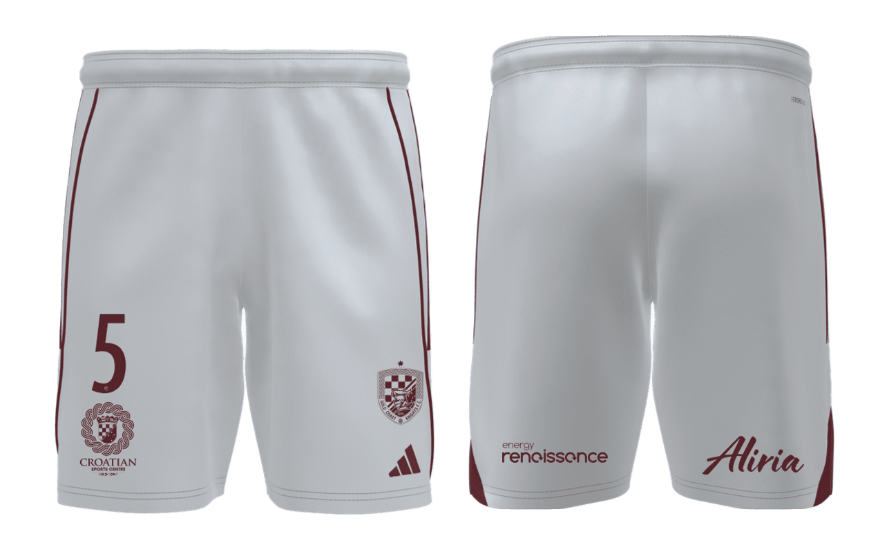 GOLD COAST KNIGHTS Women's Tiro 25 Home Shorts (JJ4162-166-2246) GOLD COAST KNIGHTS 2 Adidas Club Zone