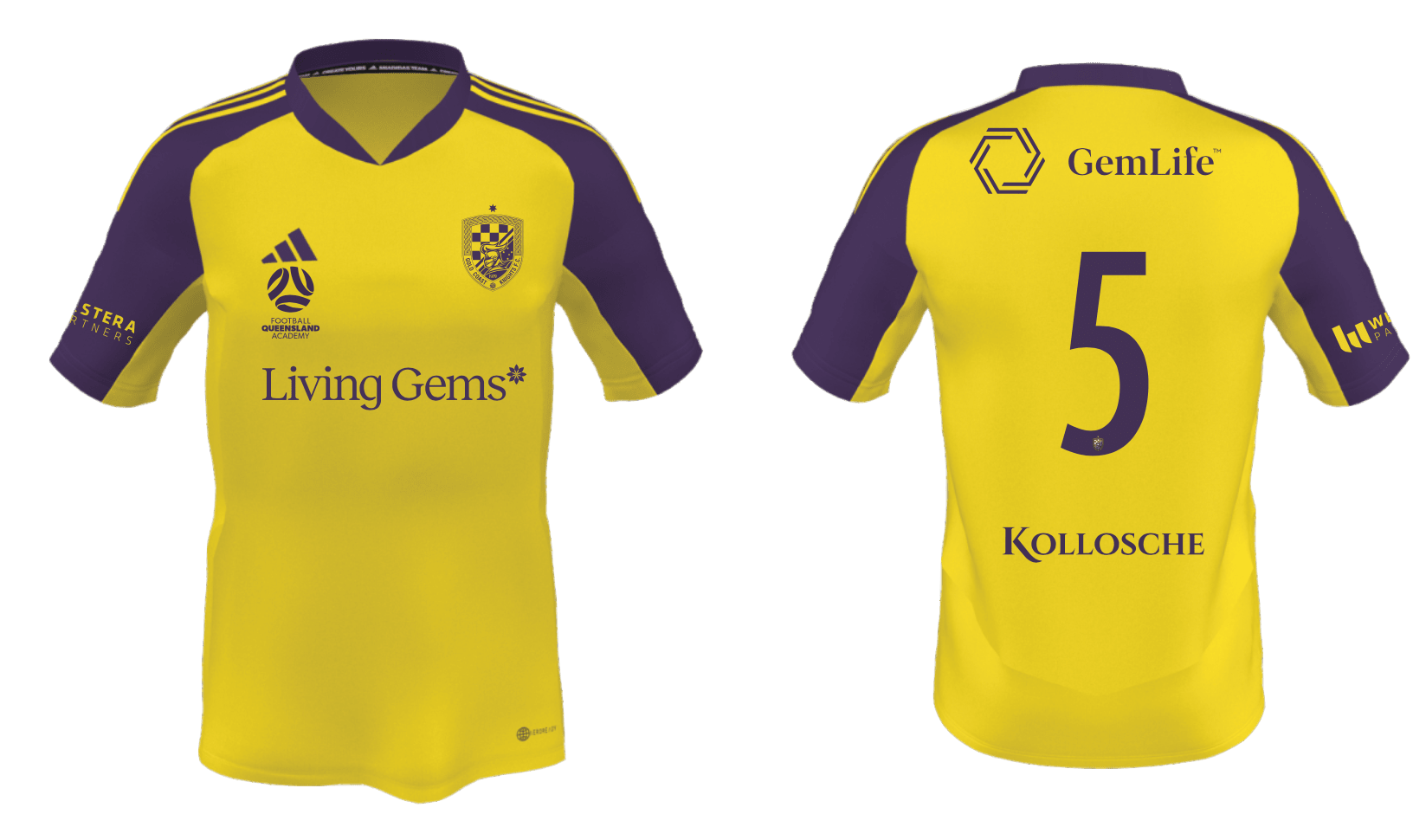GOLD COAST KNIGHTS Women's Condivo Home Goalkeeper Jersey (HB5393-755-2246-A) GOLD COAST KNIGHTS Adidas Club Zone