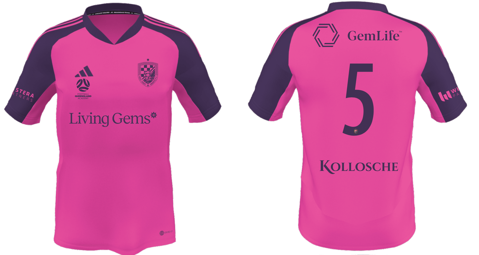 GOLD COAST KNIGHTS Women's Condivo Away Goalkeeper Jersey (HB5393-655-2246-A) GOLD COAST KNIGHTS Adidas Club Zone