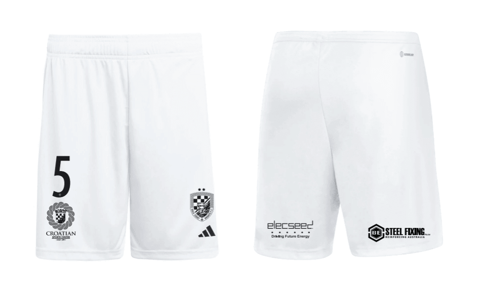 GOLD COAST KNIGHTS Entrada 26 Youth Shorts (JZ6526) GOLD COAST KNIGHTS Adidas Club Zone