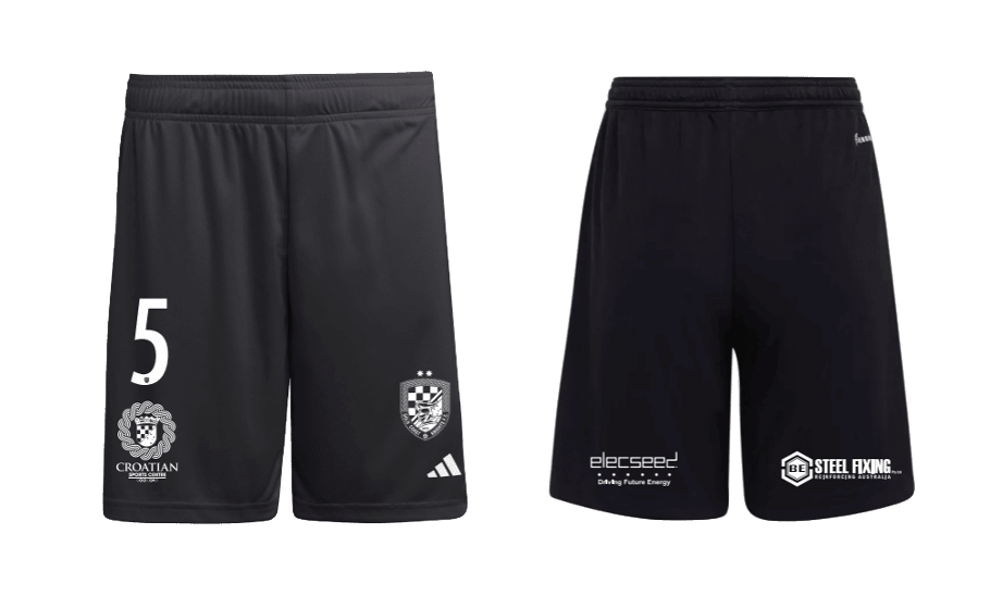 GOLD COAST KNIGHTS Entrada 26 Youth Shorts (JZ6531) GOLD COAST KNIGHTS Adidas Club Zone