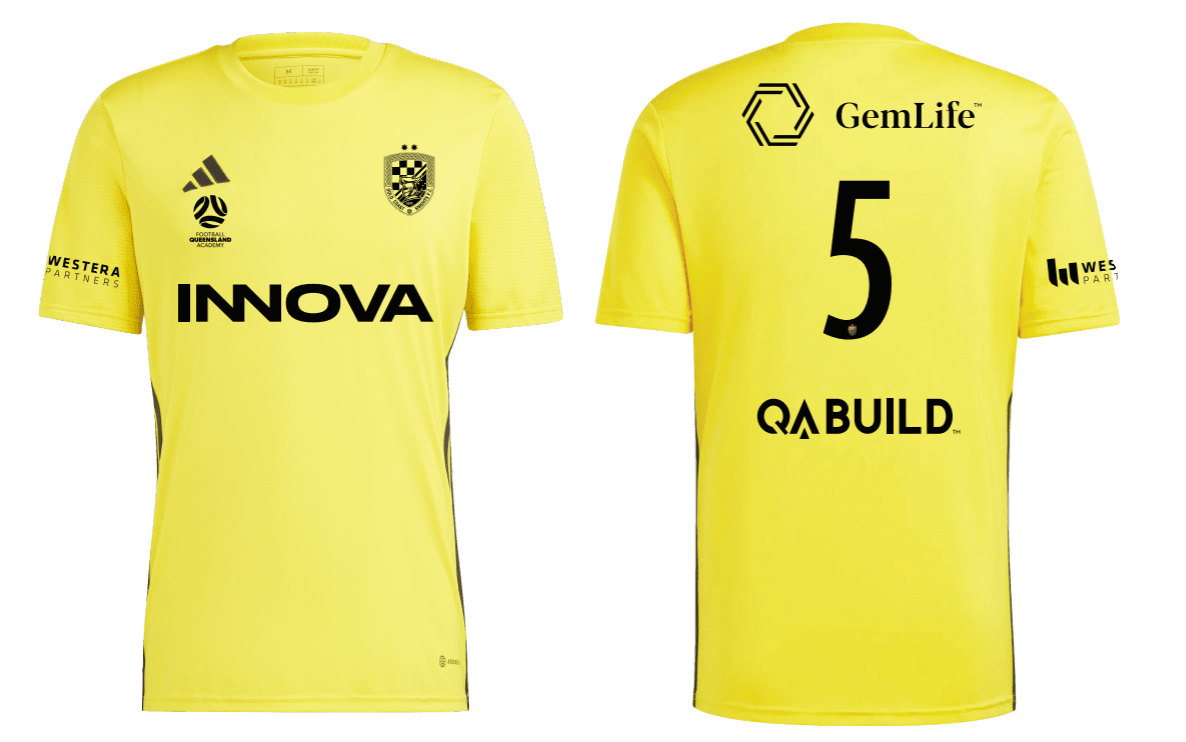 GOLD COAST KNIGHTS Tabela 23 Jersey FQA Womens (IA9146) GOLD COAST KNIGHTS Adidas Club Zone