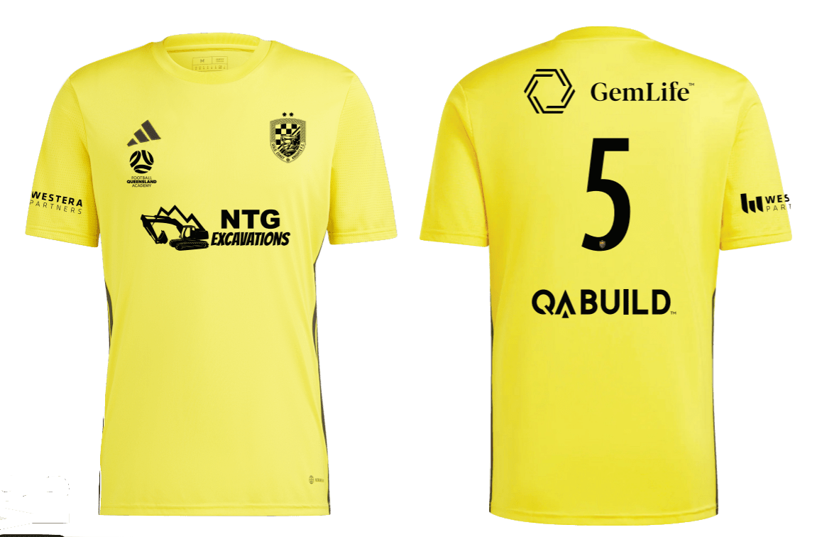 GOLD COAST KNIGHTS Tabela 23 Youth Jersey FQA 9 (IA9156) GOLD COAST KNIGHTS Adidas Club Zone
