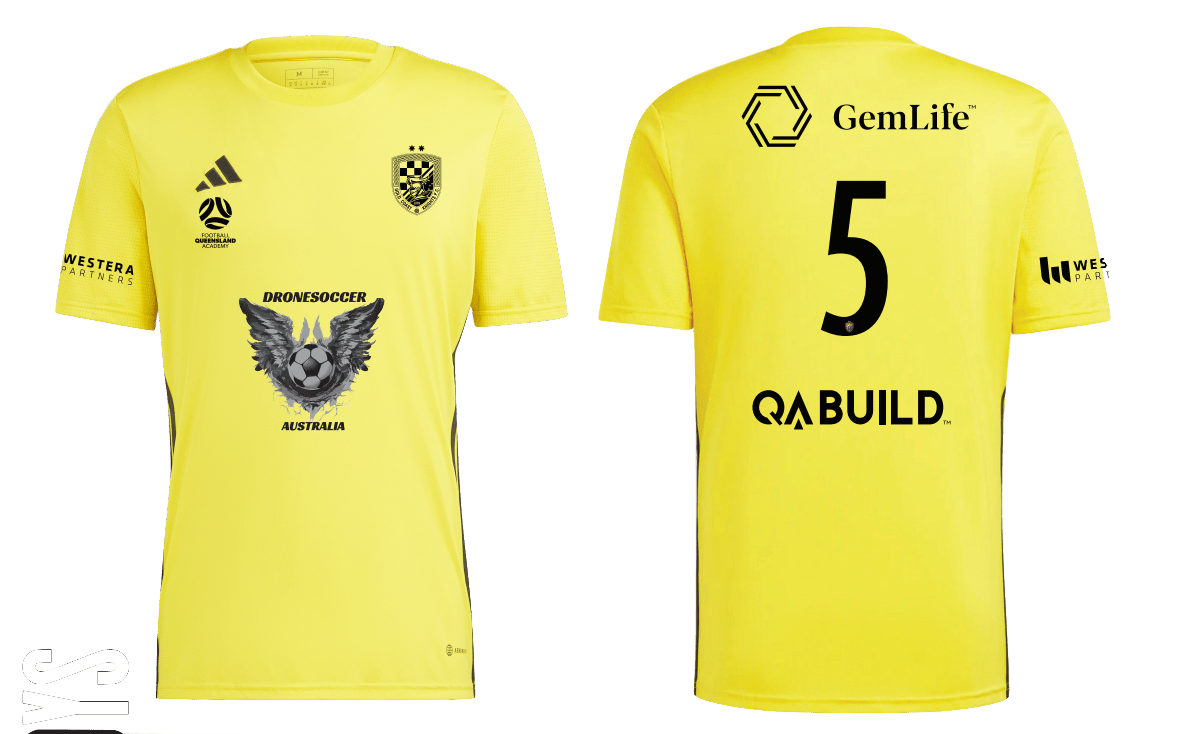 GOLD COAST KNIGHTS Tabela 23 Youth Jersey FQA 11 (IA9156) GOLD COAST KNIGHTS Adidas Club Zone