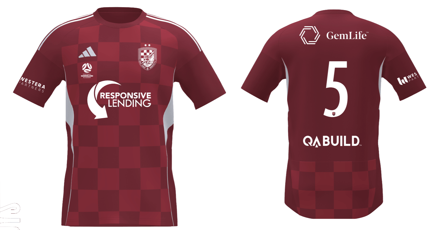GOLD COAST KNIGHTS Men's Tiro 26 Home Jersey (JF2875-611-2246-GK2) GOLD COAST KNIGHTS Adidas Club Zone