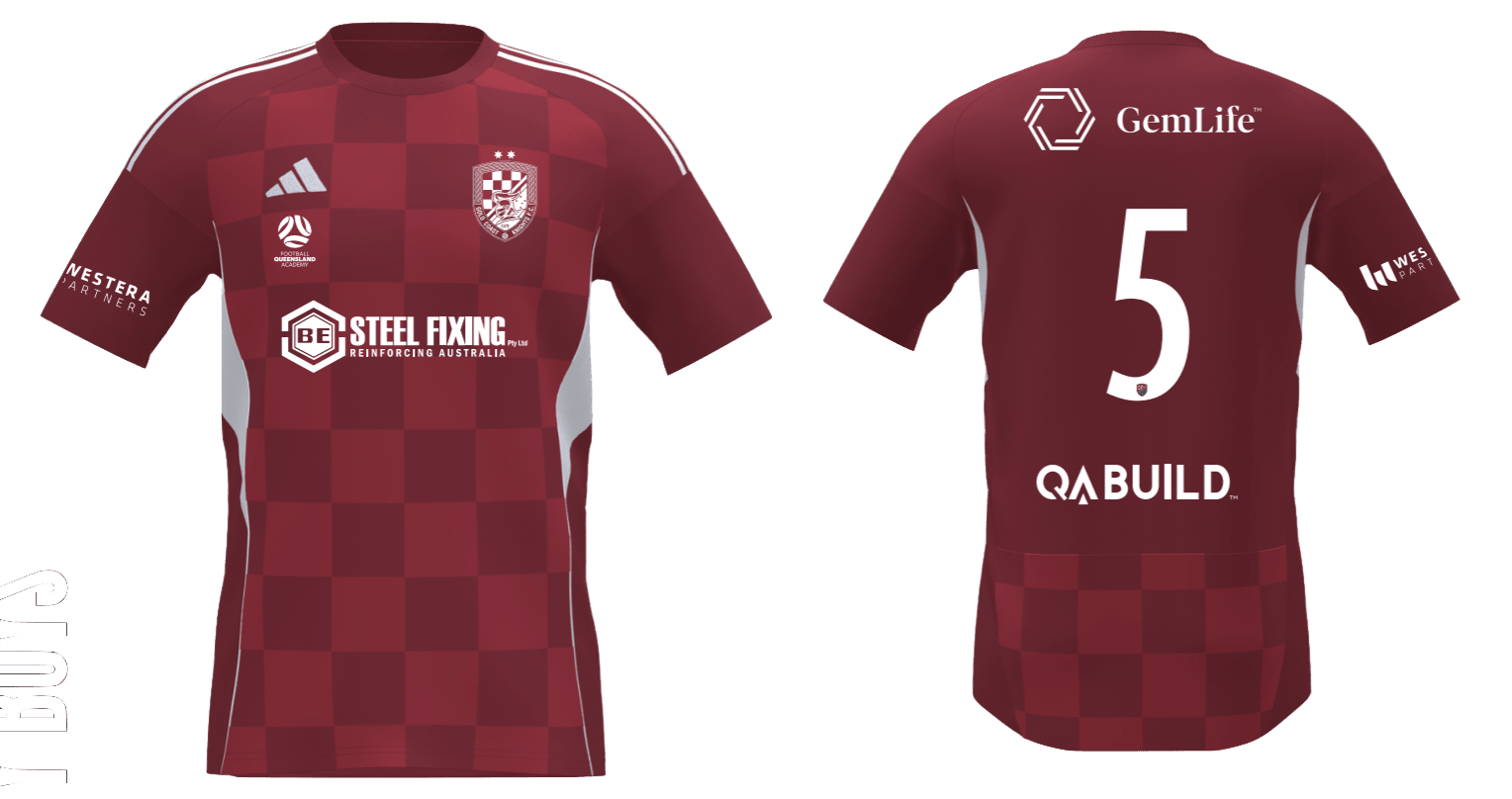 GOLD COAST KNIGHTS Youth Tiro 26 Home Jersey (JD7358-611-2246-GKY5) GOLD COAST KNIGHTS Adidas Club Zone