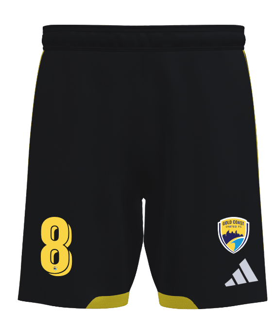 GOLD COAST UNITED Youth Tiro 26 Competition Away Goalkeeper Shorts (KB1573-701-2394-GUY1) GOLD COAST UNITED Adidas Club Zone