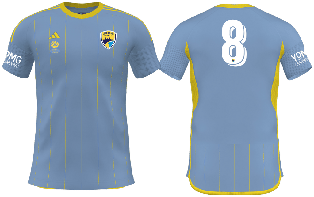 GOLD COAST UNITED Youth Competition 25 Away Jersey (JD7373-477-2394-GUY1)
