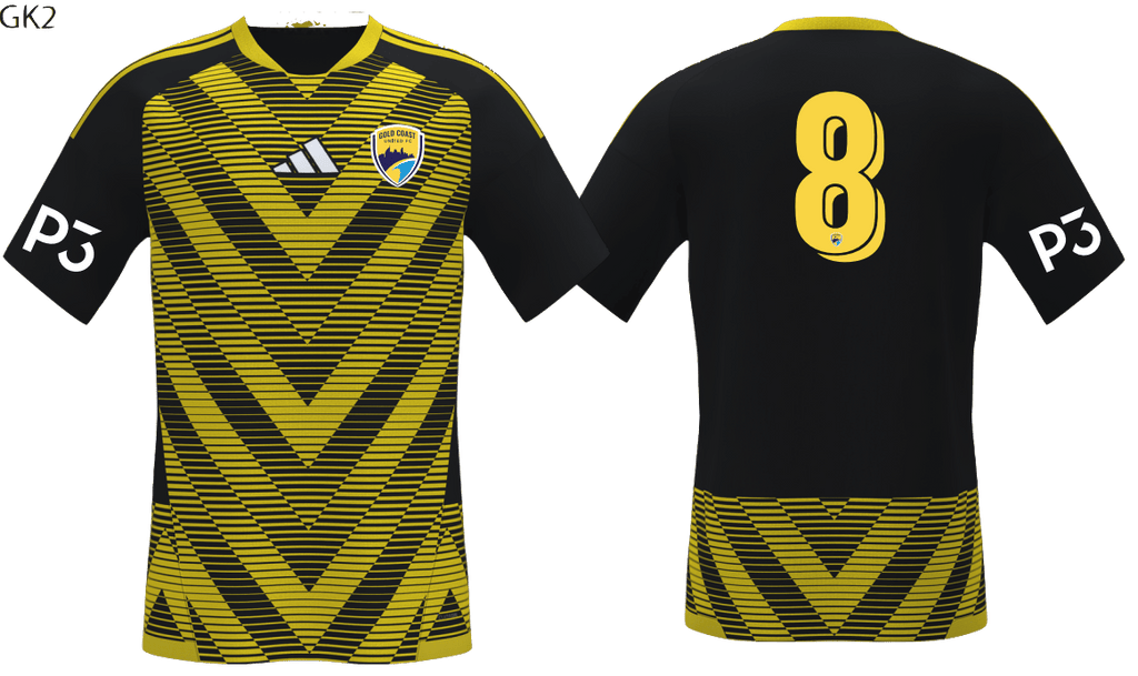 GOLD COAST UNITED Men's Tiro 26 Competition Away Goalkeeper Jersey (KB1559-701-2394-GU2)