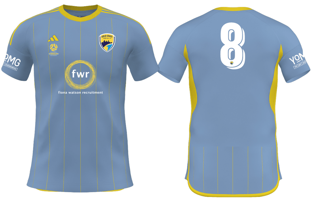 GOLD COAST UNITED Women's Competition 25 Away Jersey (JD7370-477-2394-GUW1)