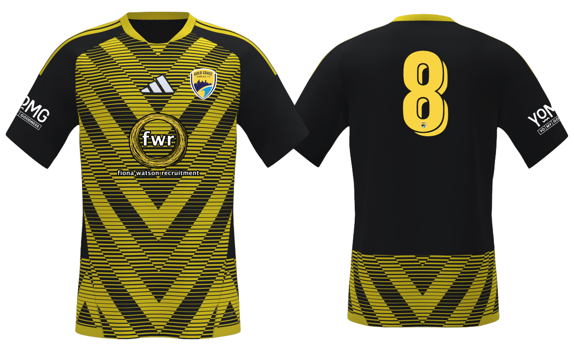 GOLD COAST UNITED Youth Tiro 26 Competition Away Goalkeeper Jersey (KB1577-701-2394-GUY3) GOLD COAST UNITED Adidas Club Zone