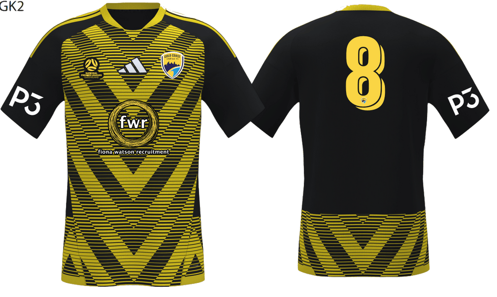 GOLD COAST UNITED Youth Tiro 26 Competition Away Goalkeeper Jersey (KB1577-701-2394-GUY4)