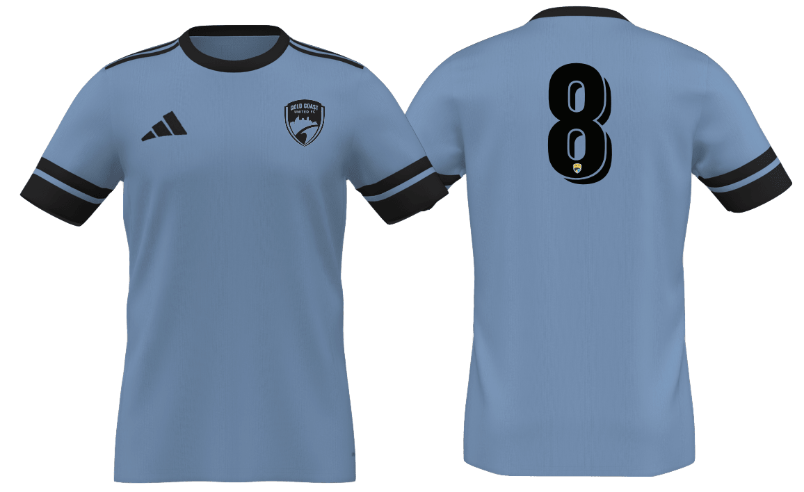 GOLD COAST UNITED Pre Academy Men's Squadra 25 Training Jersey (JD7459-400-2394-GA1) GOLD COAST UNITED Adidas Club Zone