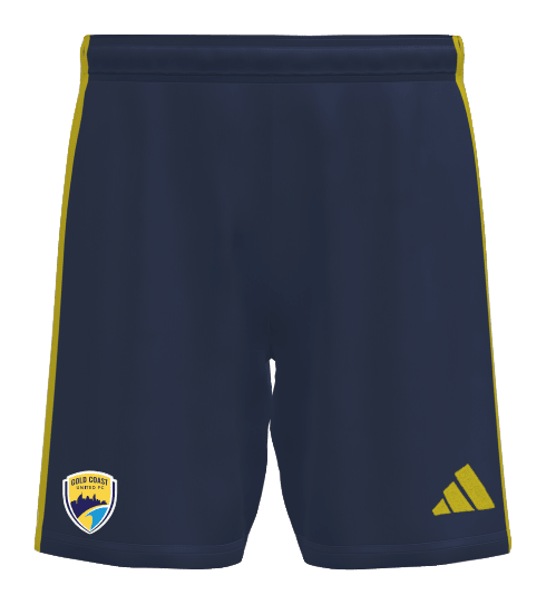 GOLD COAST UNITED Pre Academy Youth Entrada 26 Match Home Shorts (KB4028-277-2394-GYA1) GOLD COAST UNITED Adidas Club Zone