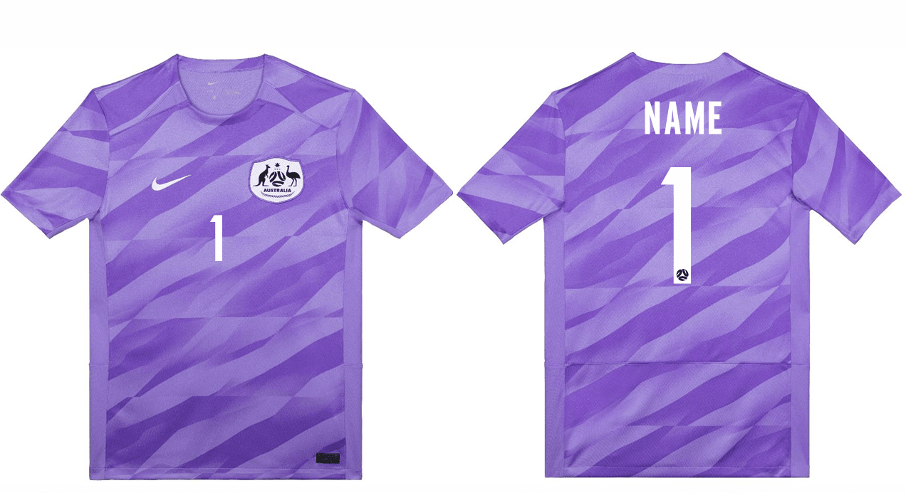 Matildas 23/24 Goalkeeper Jersey - Custom Printing - White Customisation Ultra Football