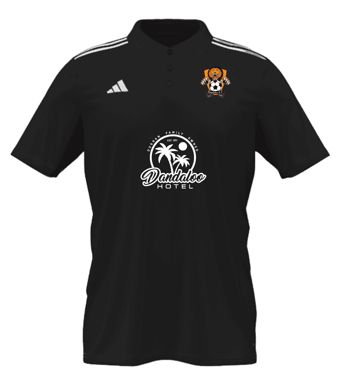 DANDALOO FC Adidas Mi Entrada 22 Polo Youth (IA0426-BLACK) DANDALOO FC Adidas Club Zone