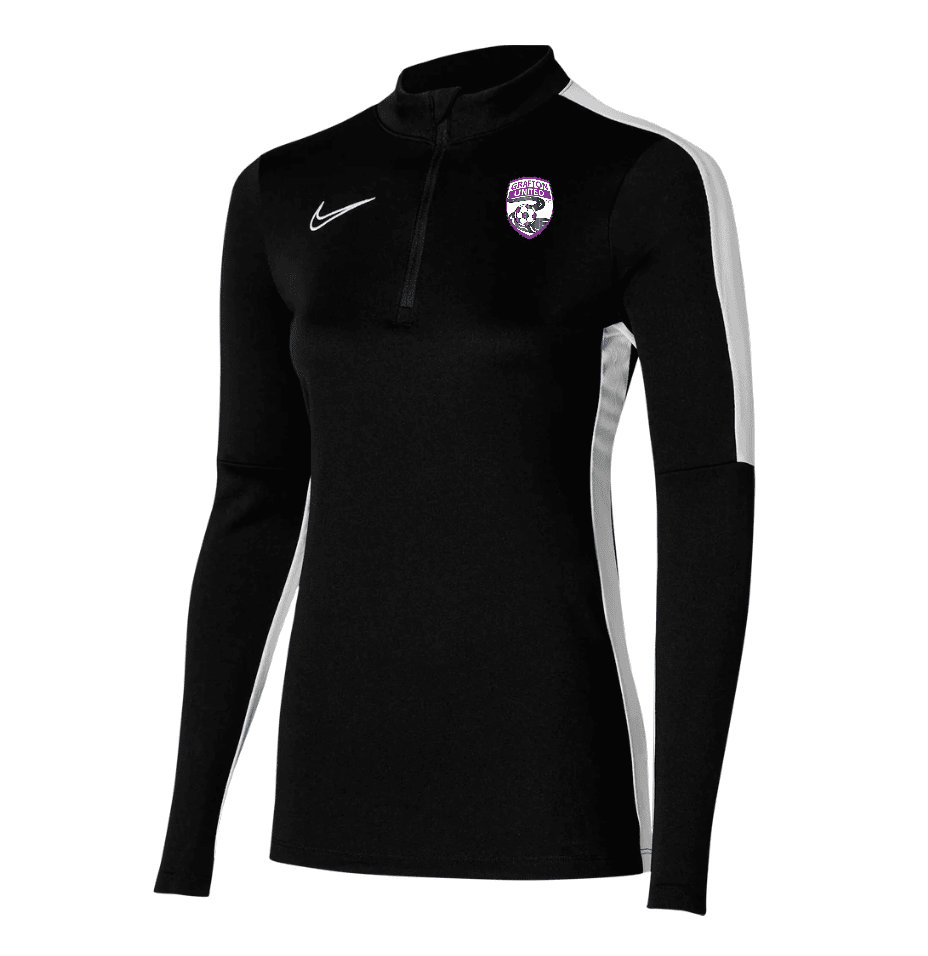 GRAFTON UNITED FC Women's Academy 23 Drill Top (DR1354-010) GRAFTON UNITED FC Nike Club Zone
