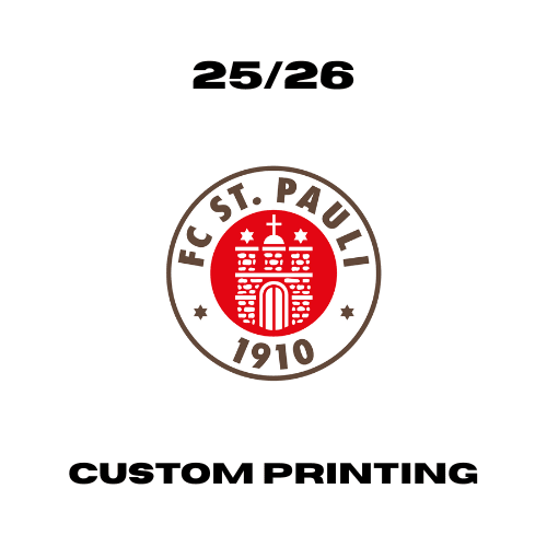 St. Pauli 25/26 - Custom Printing Customisation Ultra Football