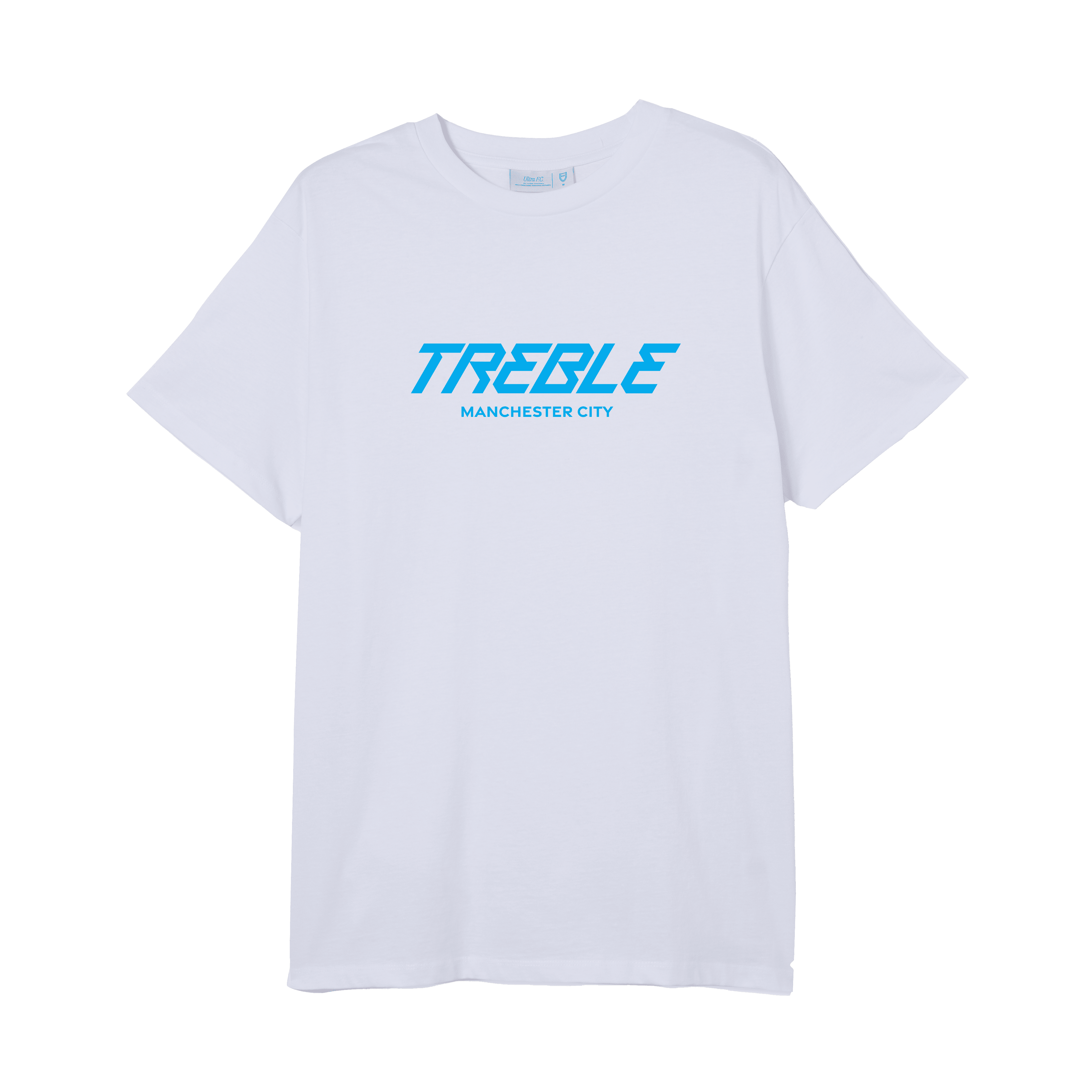 Man City Treble Fan Tee (9631416-021) Apparel Ultra Football