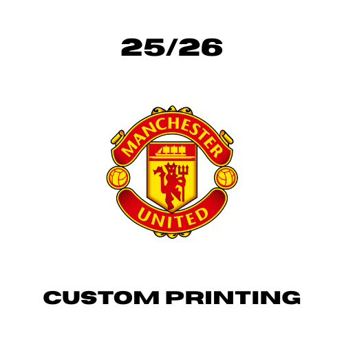 Manchester United 25/26 - Custom Printing Customisation Ultra Football