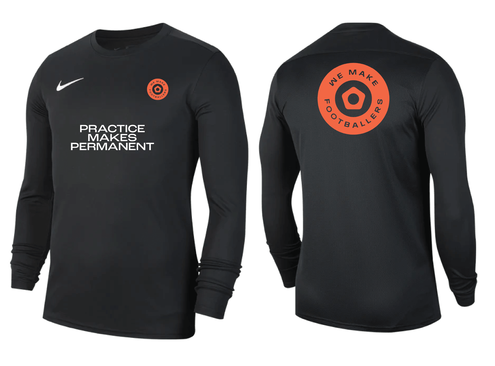 WE MAKE FOOTBALLERS - CSK - Men's Nike Dri-FIT Park 7 LS WE MAKE FOOTBALLERS Nike Club Zone