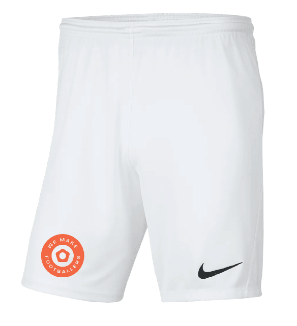 WE MAKE FOOTBALLERS - FLK - Youth Park 3 Shorts (BV6865-100) WE MAKE FOOTBALLERS Nike Club Zone