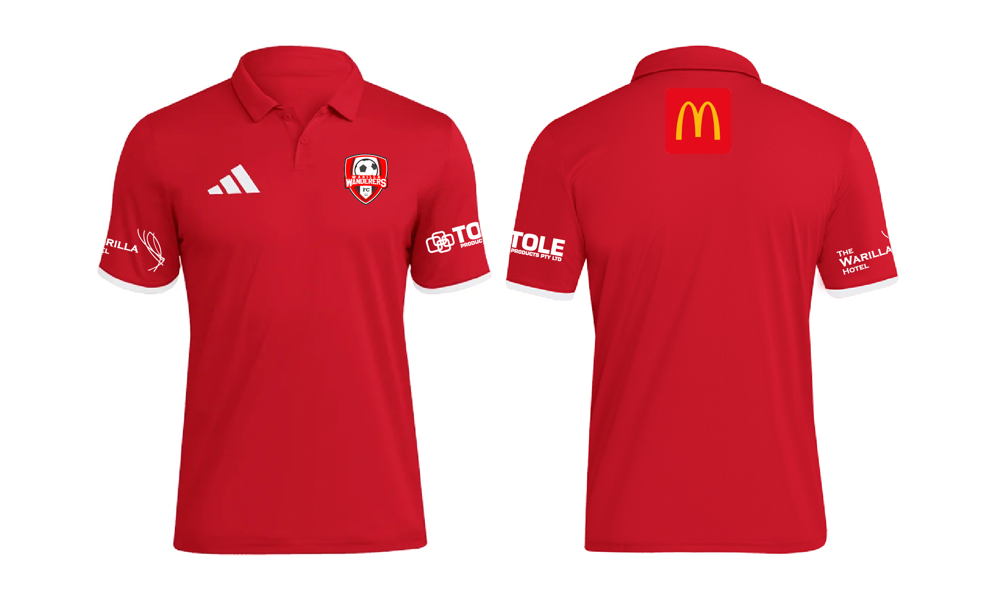 WARILLA WANDERERS Entrada 26 Polo (JZ6664)