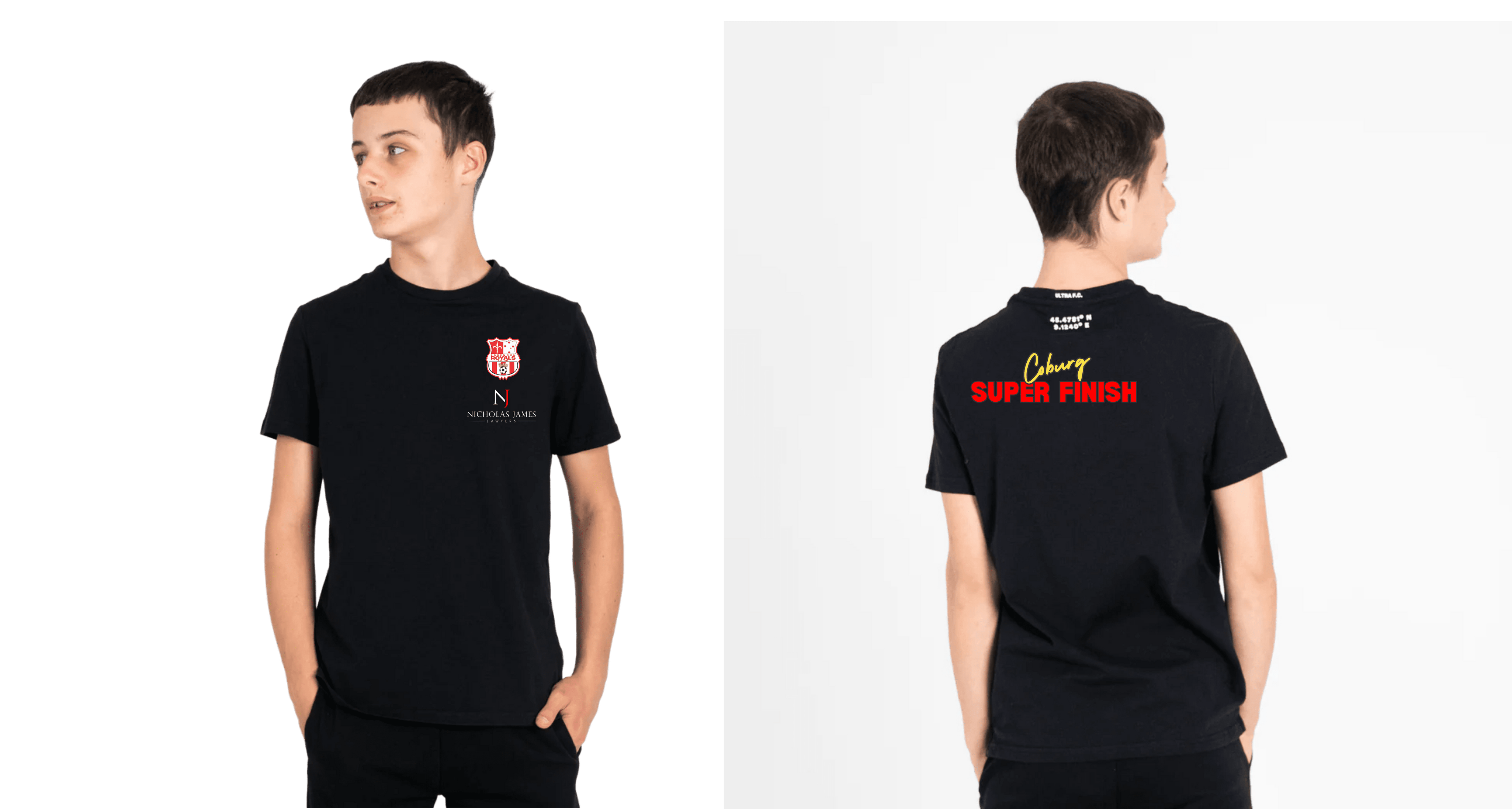 ESSENDON ROYALS Ultra FC Youth T-Shirt - NPL Players (9631417-01) ESSENDON ROYALS Nike Club Zone