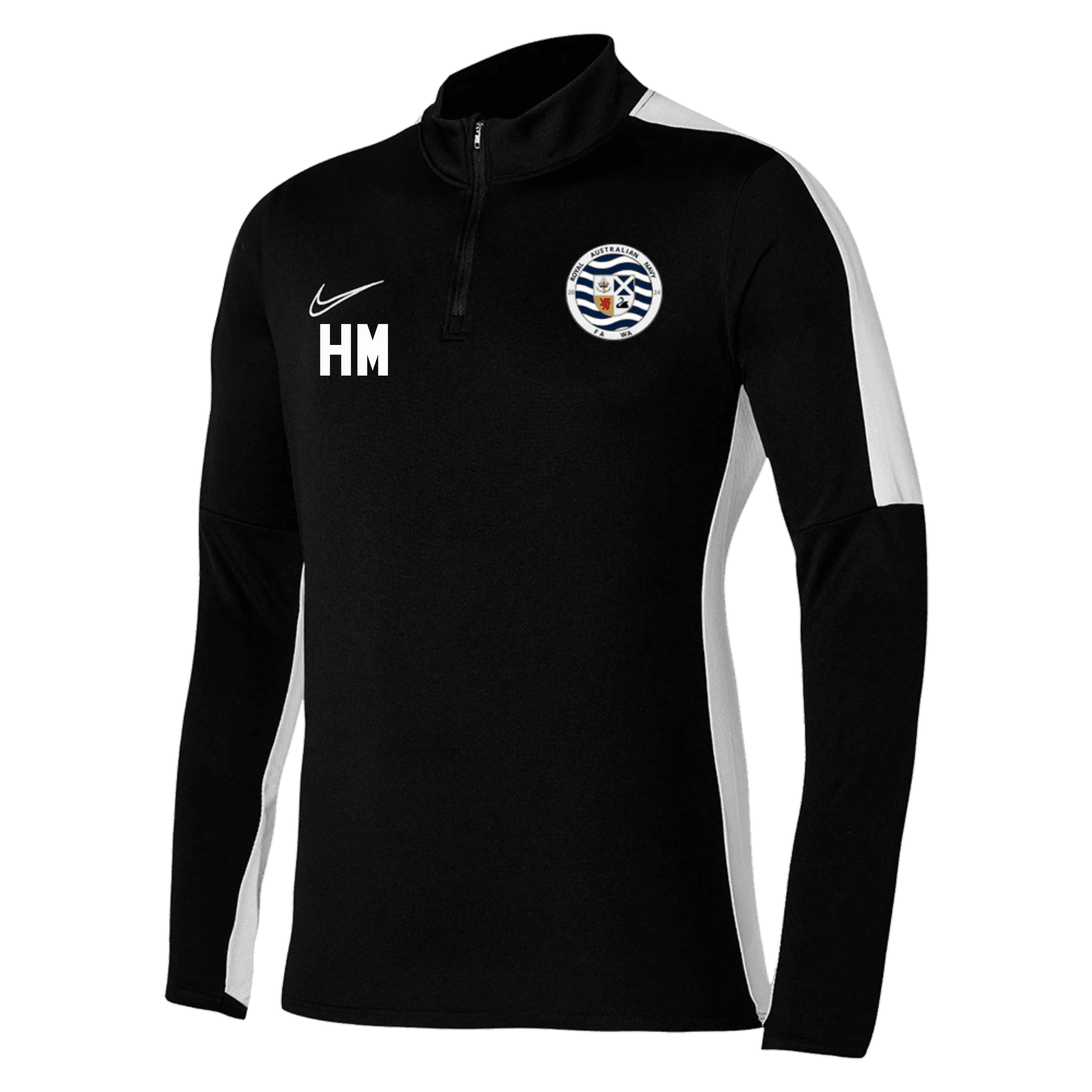 HMAS STIRLING Women's Academy 23 Drill Top (DR1354-010) HMAS STIRLING Nike Club Zone