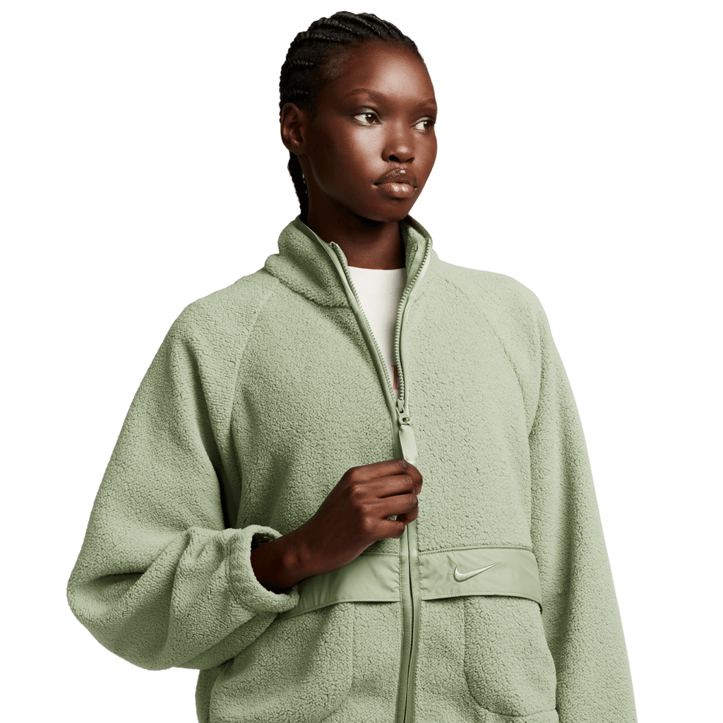 Nike women's online sherpa jacket