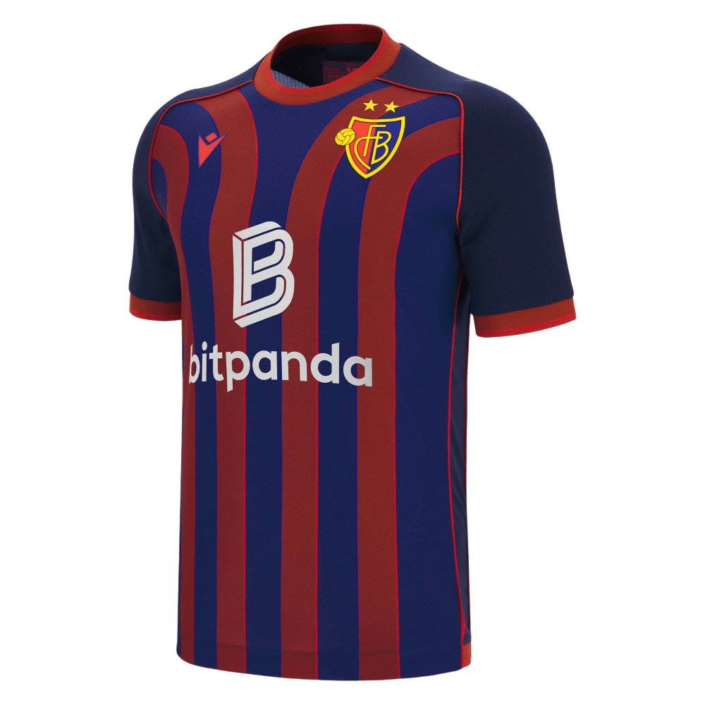 FC Basel 25/26 Home Jersey (600089500001) Apparel Macron