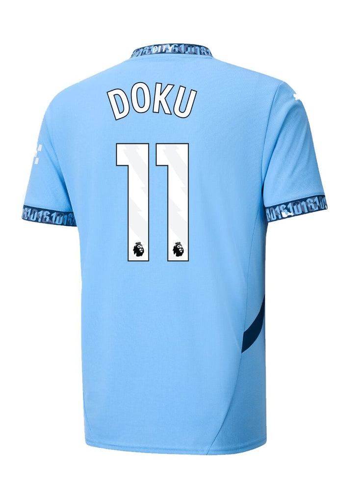 Manchester City Home Jersey 24/25 - Custom Printing - WHITE