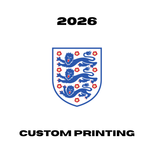 England 2026 - Custom Printing