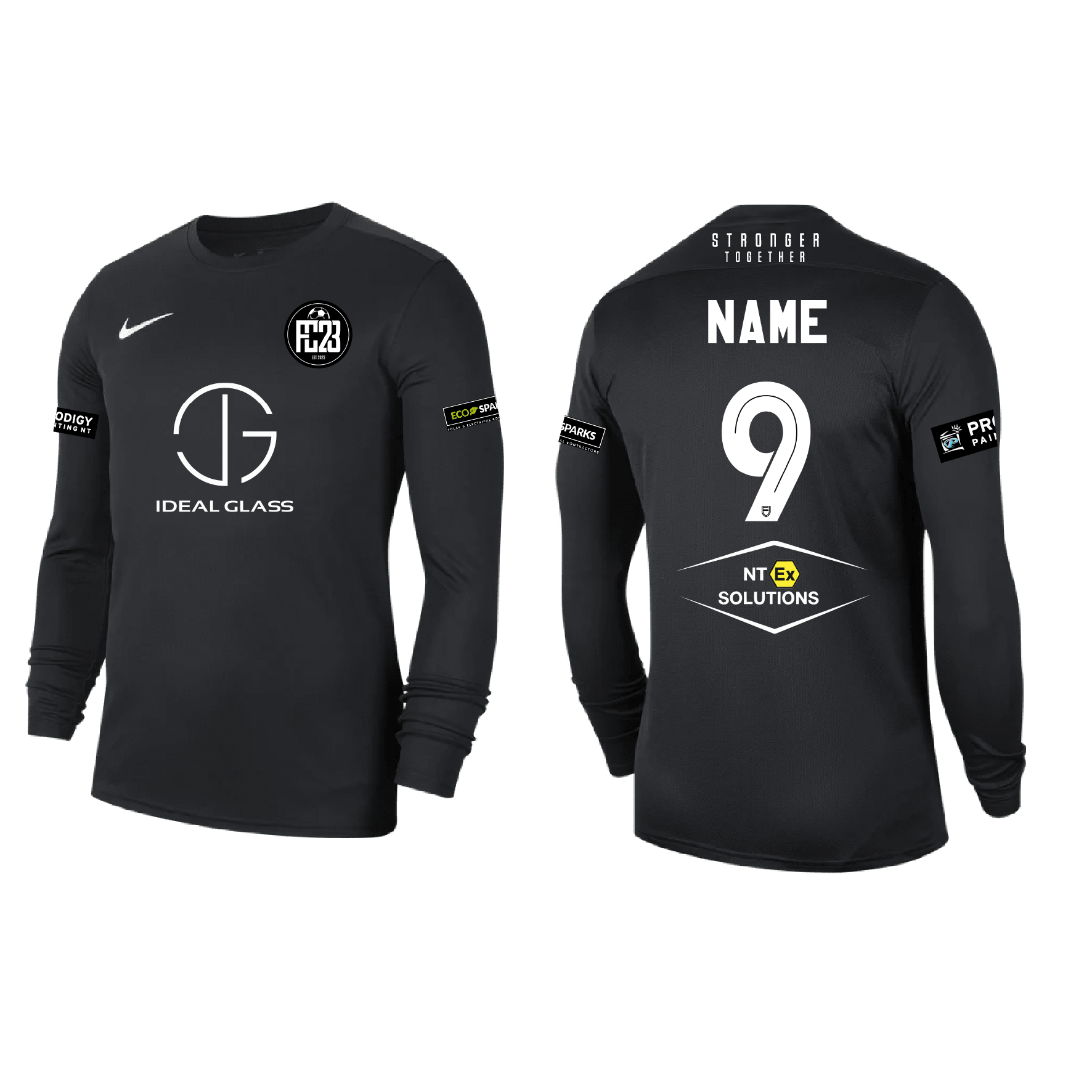 FC23 Men's Park 7 Long Sleeve Jersey - Goalkeeper (BV6706-010) FC23 Nike Club Zone